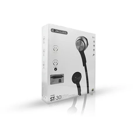Jellico ST-30 Bluetooth 4.2 sztereó sport headset beépített mikrofonnal fekete