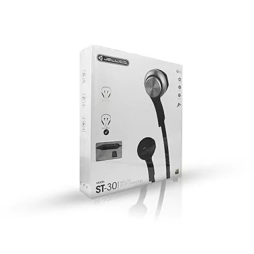 Jellico ST-30 Bluetooth 4.2 sztereó sport headset beépített mikrofonnal fekete