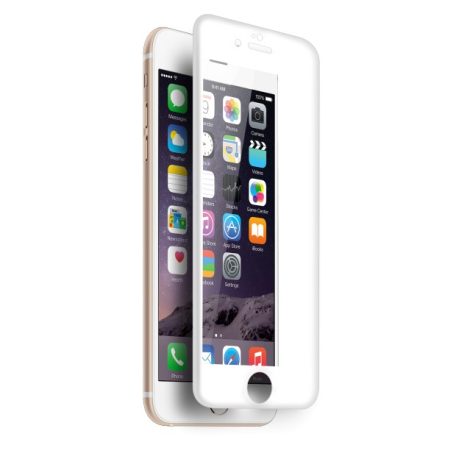 Apple iPhone 6G / 6S (4.7) 5D hajlított előlapi üvegfólia fekete