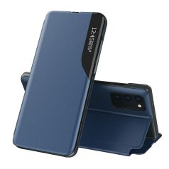   Smart Flip Cover Samsung G985 Galaxy S20 Plus (6.7) oldalra nyíló okos tok kék