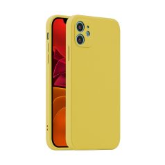 Fosca Xiaomi Redmi Note 9 sárga szilikon tok