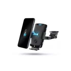   Xblitz G650 PRO fekete automata, univerzális autós tartó vezeték nélküli (QI) töltéssel, szellőzőre, műszerfalra, 10W