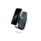 Xblitz G550 fekete automata, univerzális autós tartó vezeték nélküli (QI) töltéssel, szellőzőre, 10W