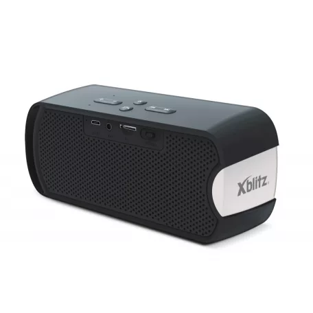 Xblitz JOY sztereó bluetooth BT4.2 hangszóró mikrofonnal, 2X5W(10W), LED világítással, FM rádió, MicroSD