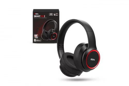 Xblitz BEAST RED bluetooth V4.2 fejhallgató mikrofonnal