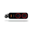 Xblitz R1 12/24V autós szivargyújtó elosztó gyorstöltéssel + 2X USB(Quickcharge 3.0, 2.4A)