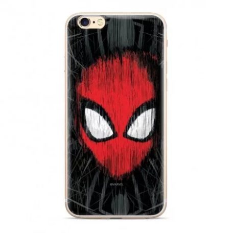 Marvel silicone case - Pókember 002 Apple iPhone X / XS black (MPCSPIDERM360)