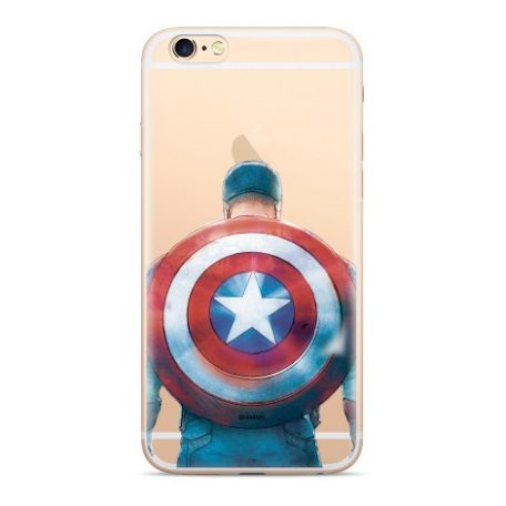 Marvel szilikon tok - Amerika Kapitány 002 Apple iPhone 7 Plus / 8 Plus (5.5) átlátszó (MPCCAPAM422)