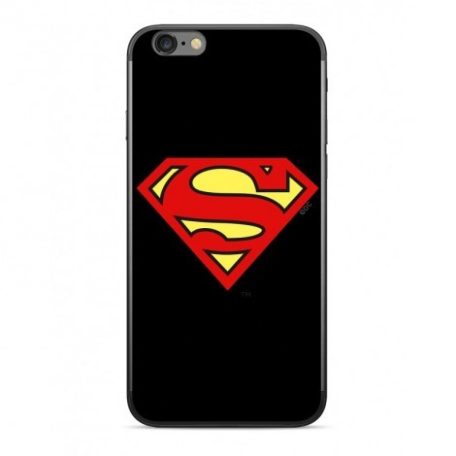 DC silicone case - Superman 002 Apple iPhone 7 / 8 fekete (WPCSMAN329)