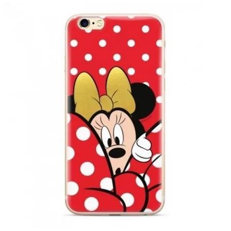Disney szilikon tok - Minnie 015 Apple iPhone 5G/5S/5SE piros (DPCMIN6301)