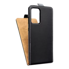  Slim Flexi Fresh flip tok -  Apple iPhone 12 Mini 2020 (5.4) lefelé nyíló mágneses könyv tok szilikon belsővel fekete