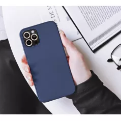  Forcell Soft tok - Apple iPhone 12 Mini 2020 (5.4) kék MATT szilikon tok