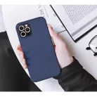 Forcell Soft tok - Apple iPhone 12 Pro Max 2020 (6.7) kék MATT szilikon tok