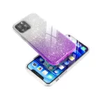 Forcell Shining tok - Samsung A226 Galaxy A22 5G ezüst - lila csillogó tok
