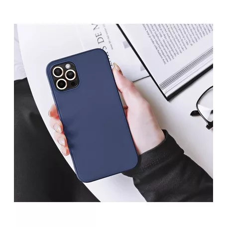 Forcell Soft tok - Apple iPhone 13 Mini (5.4) kék MATT szilikon tok