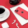 Forcell Soft tok - Apple iPhone 13 Pro (6.1) piros MATT szilikon tok