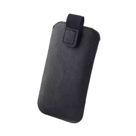   Forcell Deko univerzális kihúzós tok - Samsung A02s/A12/A21s/A32/5G/A72/S21 Ultra 5G/ Xiaomi Redmi Note 10 Pro/9A/9AT/ Oppo A52/A72/A92/ Realme 7i/ Vivo Y52 5G/Y72 5G fekete