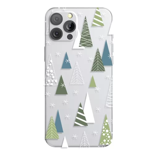Forcell Winter - Xiaomi Redmi 10 vékony szilikon tok (frozen forest)
