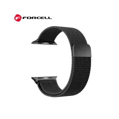  Forcell F-DESIGN Apple Watch 42mm/ 44mm/ 45mm/ 49mm fém óraszíj kék
