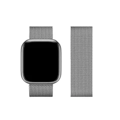   Forcell F-DESIGN Apple Watch 38mm/ 40mm/ 41mm fém óraszíj ezüst