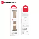 Forcell F-DESIGN Apple Watch 42mm/ 44mm/ 45mm/ 49mm fém óraszíj arany