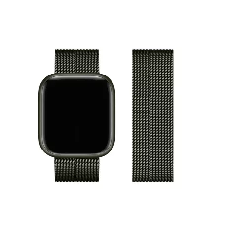 Forcell F-DESIGN Apple Watch 42mm/ 44mm/ 45mm/ 49mm fém óraszíj zöld