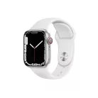 Forcell F-DESIGN Apple Watch 42mm/ 44mm/ 45mm/ 49mm szilikon óraszíj fehér