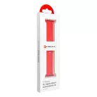 Forcell F-DESIGN Apple Watch 42mm/ 44mm/ 45mm/ 49mm szilikon óraszíj piros