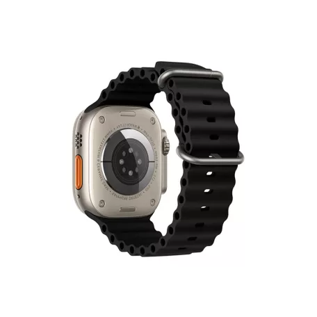 Forcell F-DESIGN Apple Watch 38mm/ 40mm/ 41mm szilikon óraszíj fekete