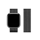 Forcell F-DESIGN Apple Watch 42mm/ 44mm/ 45mm/ 49mm fém óraszíj fekete