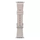 Forcell F-DESIGN FA06  Apple Watch 42mm/ 44mm/ 45mm/ 49mm szilikon óraszíj fehér