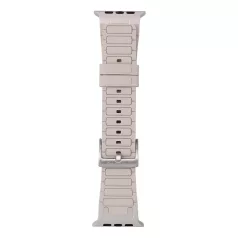   Forcell F-DESIGN FA06  Apple Watch 42mm/ 44mm/ 45mm/ 49mm szilikon óraszíj fehér