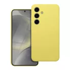 Silicon Case Honor X8c kameravédős szilikon tok citromsárga