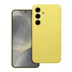   Silicon Case Honor X8c kameravédős szilikon tok citromsárga