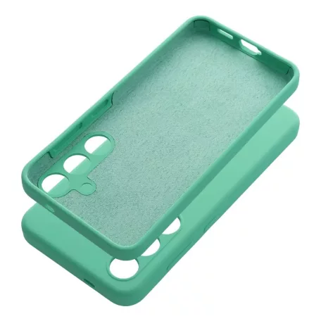 Silicon Case Honor X8c kameravédős szilikon tok menta