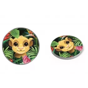   Disney vezeték nélküli töltő - Simba és barátai 001 micro USB adatkábel 1m 9V/1.1A 5V/1A (DCHWSIMBAF001) 10W