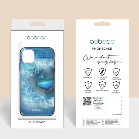 Babaco Abstrakt 001 Apple iPhone XR (6.1) prémium tok edzett üveg hátlappal