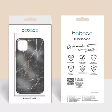 Babaco Abstrakt 005 Apple iPhone XR (6.1) prémium tok edzett üveg hátlappal