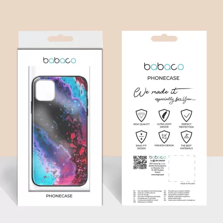 Babaco Abstrakt 016 Apple iPhone 7 / 8 / SE2 / SE3 (4.7) prémium tok edzett üveg hátlappal