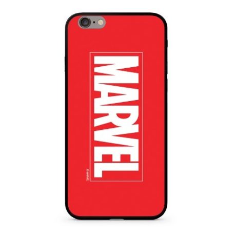 Marvel prémium szilikon tok edzett üveg hátlappal - Marvel 005 Samsung G973F Galaxy S10 piros (MPCMV2228)