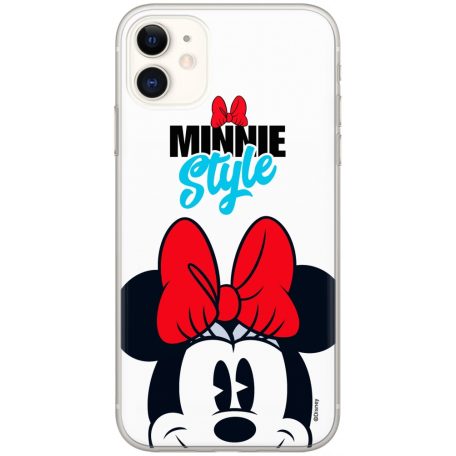 Disney szilikon tok - Minnie 027 Apple iPhone 12 Mini 2020 (5.4) fehér (DPCMIN32345)