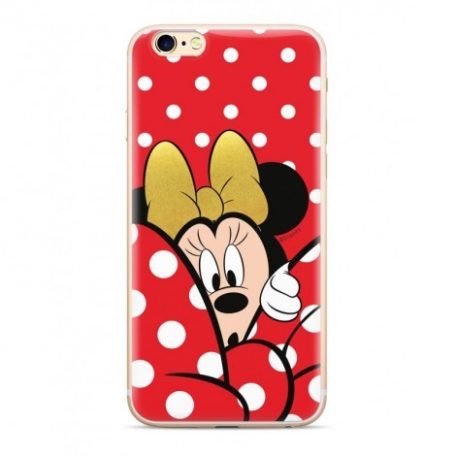 Disney szilikon tok - Minnie 015 Apple iPhone 12 / 12 Pro 2020 (6.1) piros (DPCMIN6448)