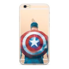   Marvel szilikon tok - Amerika Kapitány 002 Apple iPhone 13 (6.1) átlátszó (MPCCAPAM496)
