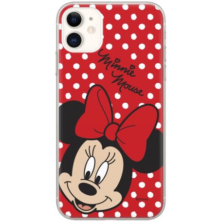 Disney szilikon tok - Minnie 008 Apple iPhone 13 Mini (5.4) piros (DPCMIN39341)