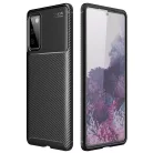 Samsung A726 Galaxy A72 5G (2020) Carbon Fiber ütésálló szilikon tok fekete