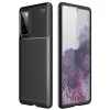 Apple iPhone 13 Pro Max (6.7) Carbon Fiber ütésálló szilikon tok fekete