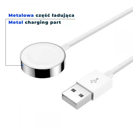 Apple Watch mágneses töltő adatkábel USB-A csatlakozóval (1m)