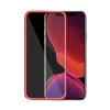Fluoreszkáló Apple iPhone X / XS előlapi üvegfólia piros