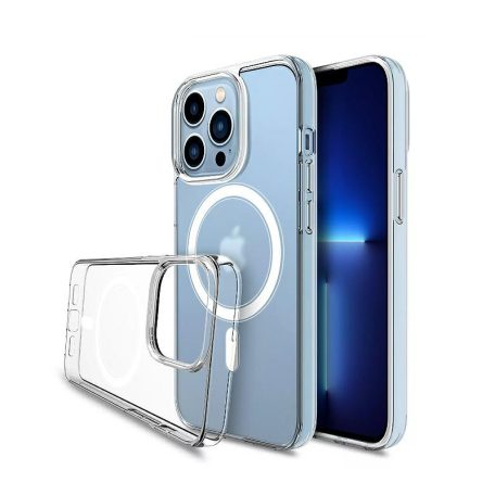 Magsafe Apple iPhone 11 Pro Max (6.5) 2019 TPU/PC tok (vezetéknélküli töltéshez) átlátszó