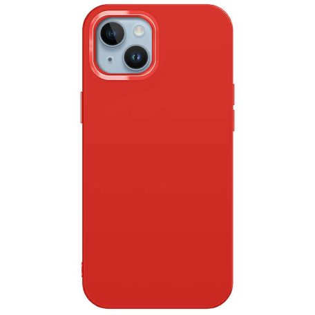 Ambi Case - Apple iPhone 12 Pro Max 2020 (6.7) piros szilikon tok